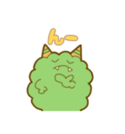 みどりのもふもふモンスター（個別スタンプ：26）