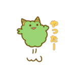 みどりのもふもふモンスター（個別スタンプ：31）