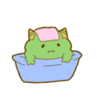 みどりのもふもふモンスター（個別スタンプ：34）