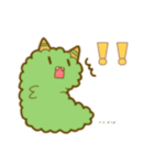 みどりのもふもふモンスター（個別スタンプ：40）