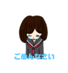 お嬢気味の女の子（個別スタンプ：6）