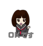 お嬢気味の女の子（個別スタンプ：8）