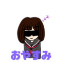 お嬢気味の女の子（個別スタンプ：10）