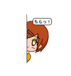 元気な女の子（基本スタンプ編）（個別スタンプ：4）