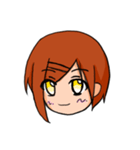 元気な女の子（基本スタンプ編）（個別スタンプ：7）