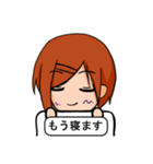 元気な女の子（基本スタンプ編）（個別スタンプ：9）
