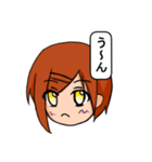 元気な女の子（基本スタンプ編）（個別スタンプ：14）