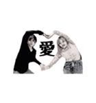 モノクロ自由人（個別スタンプ：3）