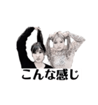 モノクロ自由人（個別スタンプ：14）