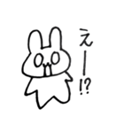 孤独なのに孤独そうじゃないうさぎ（個別スタンプ：22）