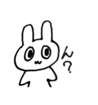 孤独なのに孤独そうじゃないうさぎ（個別スタンプ：27）