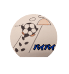 サッカーペンギン（個別スタンプ：3）