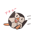 サッカーペンギン（個別スタンプ：6）