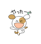 ぶち犬。日常よく使う言葉（個別スタンプ：20）