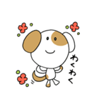 ぶち犬。日常よく使う言葉（個別スタンプ：22）