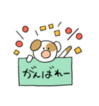ぶち犬。日常よく使う言葉（個別スタンプ：26）