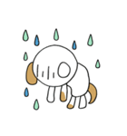 ぶち犬。日常よく使う言葉（個別スタンプ：31）