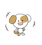 ぶち犬。日常よく使う言葉（個別スタンプ：33）