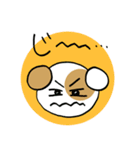 ぶち犬。日常よく使う言葉（個別スタンプ：34）