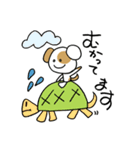 ぶち犬。日常よく使う言葉（個別スタンプ：36）
