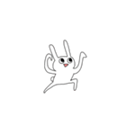 崩壊うさぎ？？？（個別スタンプ：28）