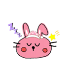 ピンクうさぎ☆（個別スタンプ：5）