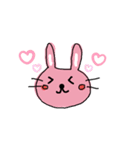 ピンクうさぎ☆（個別スタンプ：14）