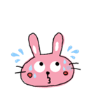 ピンクうさぎ☆（個別スタンプ：21）