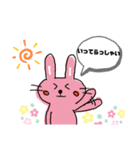 ピンクうさぎ☆（個別スタンプ：36）