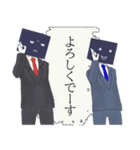 ハコメンズ（個別スタンプ：6）