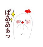 お花あざらしスタンプ（個別スタンプ：4）