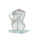 丸眼鏡の宇宙人5（個別スタンプ：2）