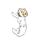 デコ文字なしだよ！うさかなちゃん！（個別スタンプ：29）