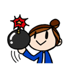 ちょっと変な女の子（個別スタンプ：2）
