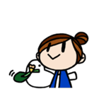 ちょっと変な女の子（個別スタンプ：5）