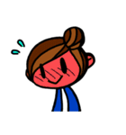 ちょっと変な女の子（個別スタンプ：17）