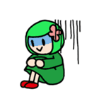 ちょっと変な女の子（個別スタンプ：33）