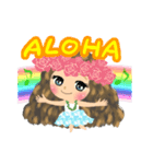 愛されフラガール！マノアちゃんスタンプ（個別スタンプ：9）