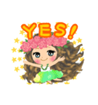 愛されフラガール！マノアちゃんスタンプ（個別スタンプ：26）