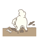 わんこ日和( しろ )（個別スタンプ：27）