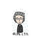 黒いおじさんのスタンプ2019版（個別スタンプ：6）