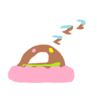 アルファベットクッキースタンプ（個別スタンプ：4）