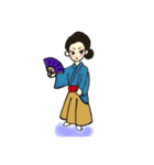kimono Sticker．舞踊ver.（個別スタンプ：6）