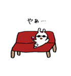 ゆるすぎないうさぎさん（個別スタンプ：6）