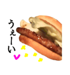 【荒ぶる】ハンバーガー（個別スタンプ：21）