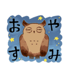 フクロウたちのスタンプ（個別スタンプ：2）