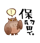 フクロウたちのスタンプ（個別スタンプ：5）