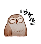 フクロウたちのスタンプ（個別スタンプ：18）