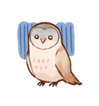 フクロウたちのスタンプ（個別スタンプ：21）