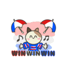 トリコロール好きのサッカー応援スタンプ（個別スタンプ：31）